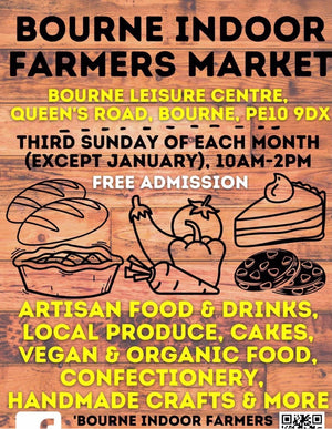 Bourne Indoor Farmers Market- Sunday 16 April